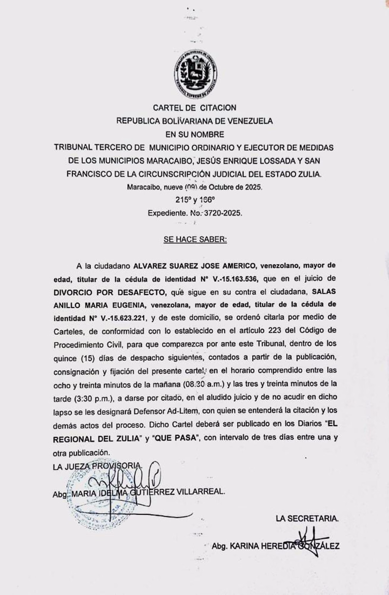 ALVAREZ SUAREZ JOSE AMERICO