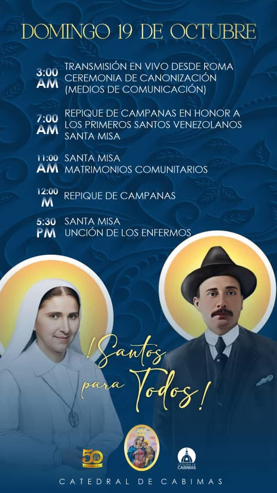 Canonización de los santos venezolanos
