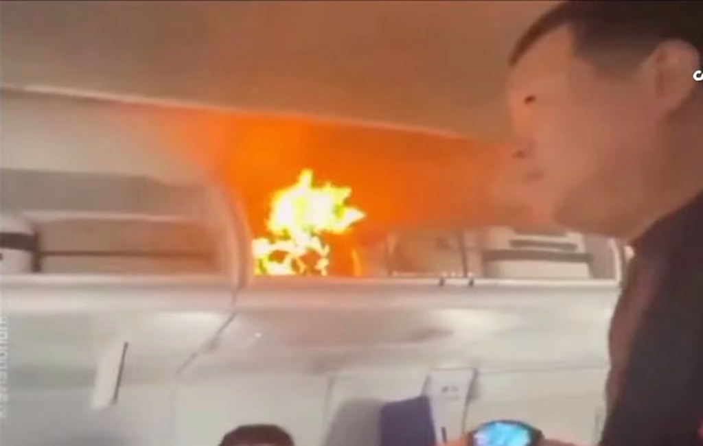 Explota batería de litio en pleno vuelo de un Airbus