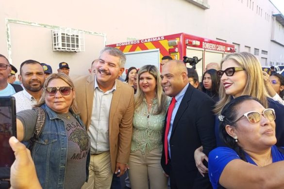 Gobernador Luis Caldera y alcalde Frank Carreño reinauguran calle Independencia en Cabimas