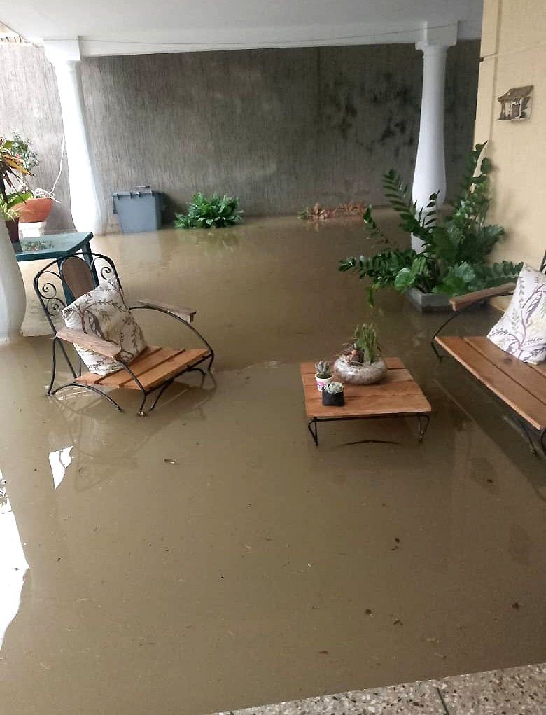 Fuertes lluvias en Cabimas