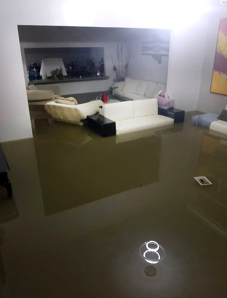 Fuertes lluvias en Cabimas