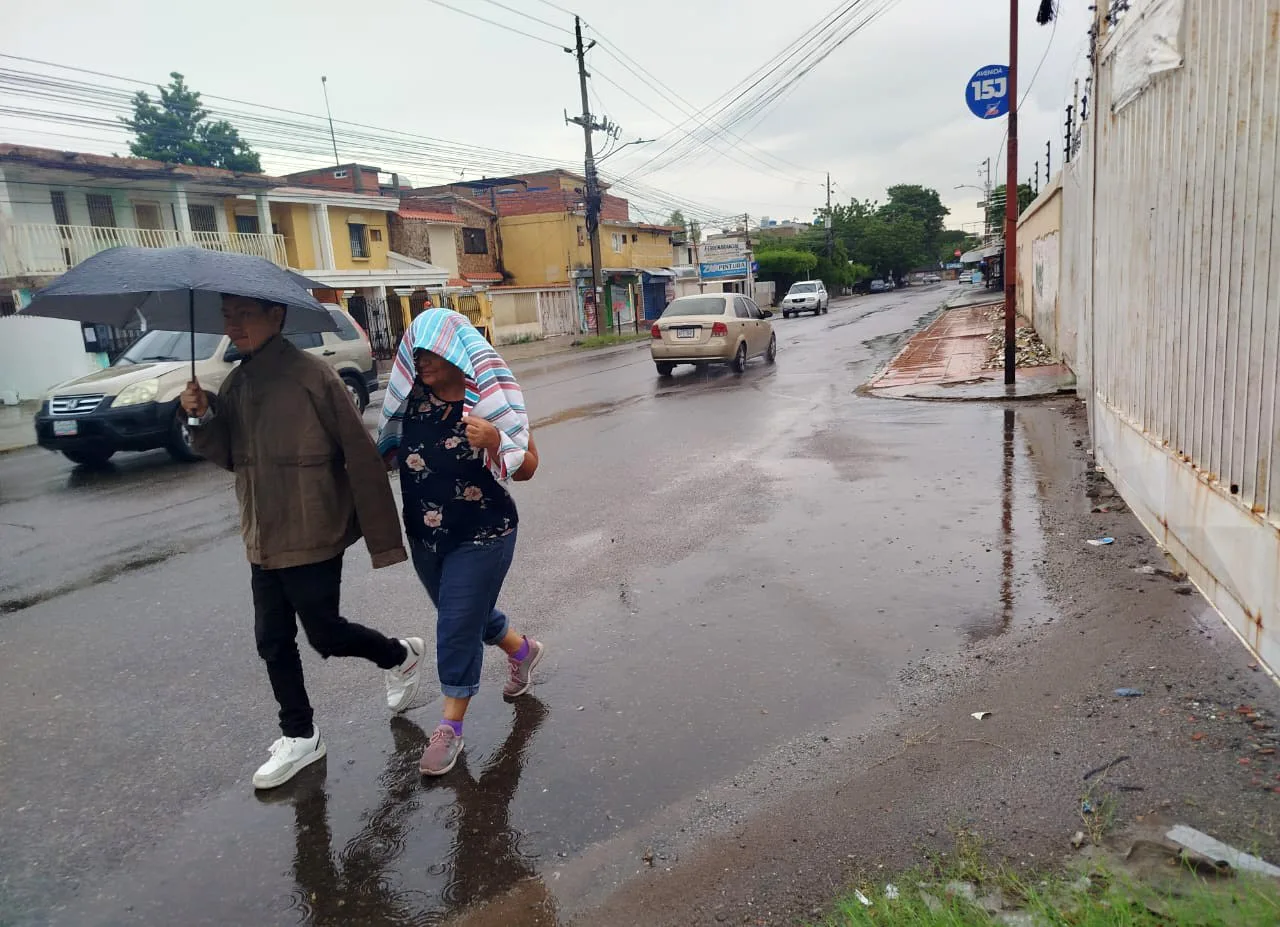 Lluvia prolongada en Maracaibo