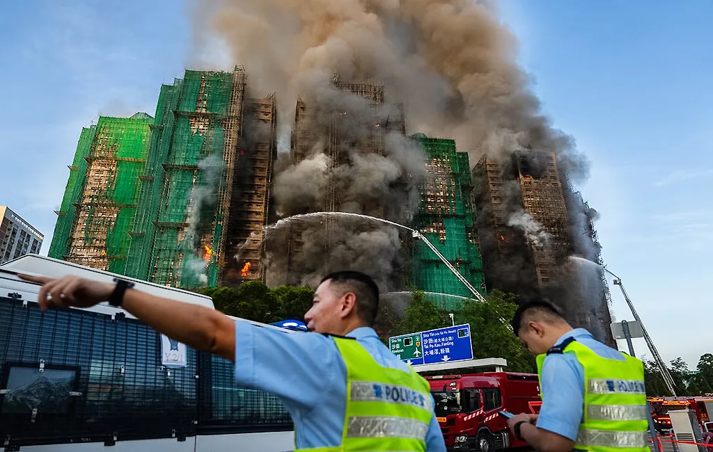 Asciende a 65 la cifra de fallecidos en incendio en Hong Kong