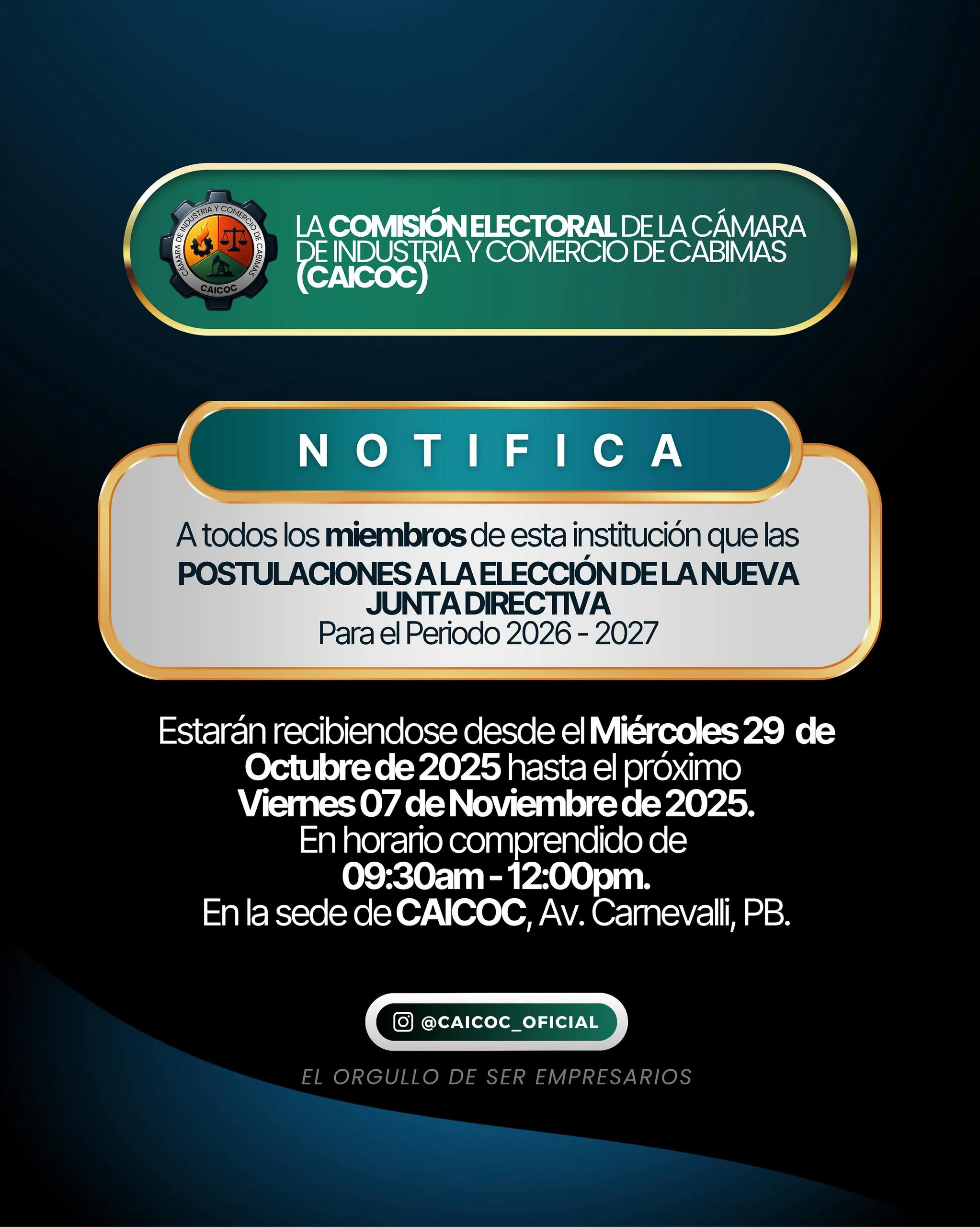 Comisión Electoral de Caicoc continúa postulaciones