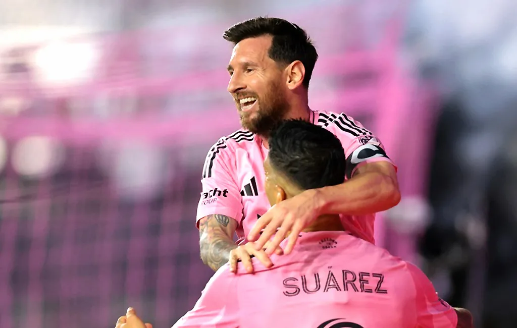 Con doblete y asistencia de Messi, Inter Miami goleó 4-0 a Nashville