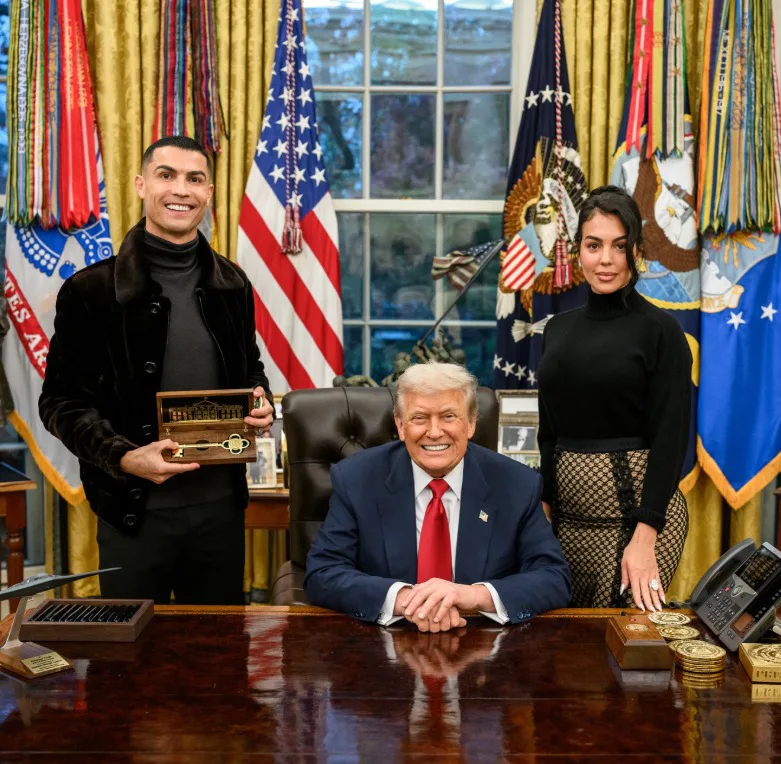 Cristiano Ronaldo se reúne con Donald Trump en la Casa Blanca