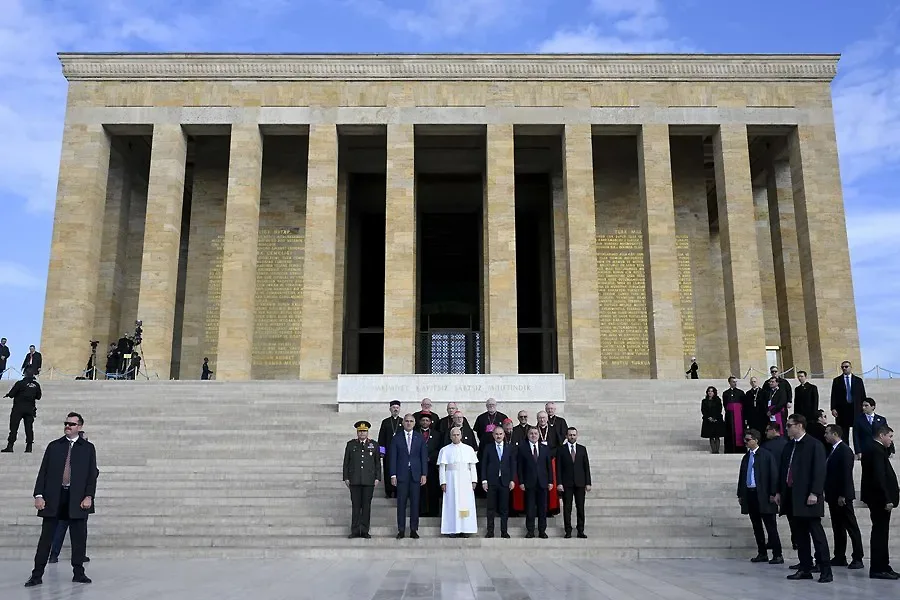 El papa León XIV en Ankara 