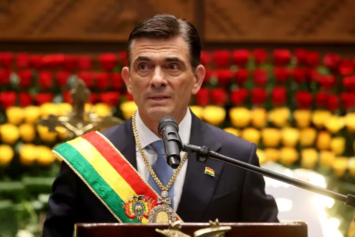 Rodrigo Paz Pereira nuevo presidente de Bolivia
