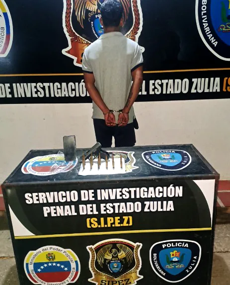 Apresado en Maracaibo un sujeto con un arma y municiones del GEDO "El Pipo"