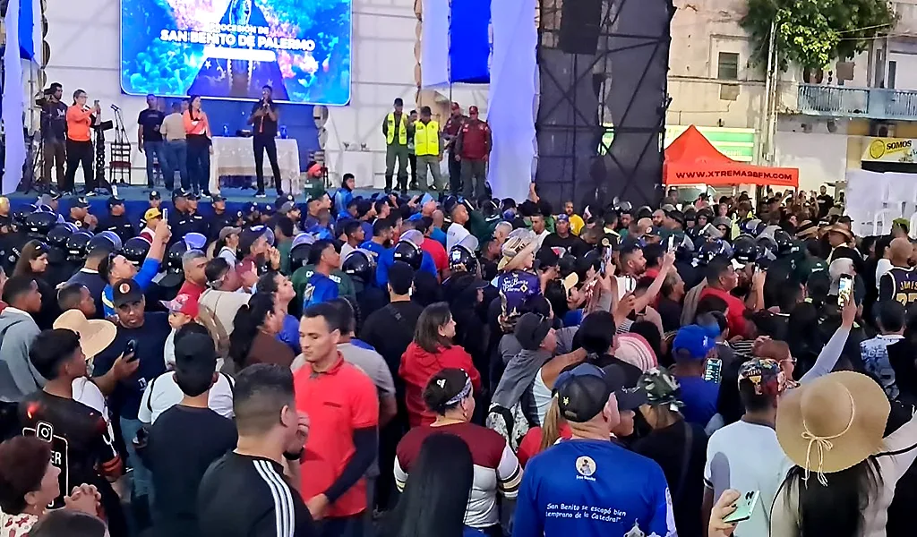 Despliegue de seguridad para la procesión de San Benito 
