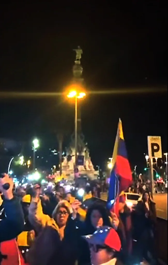 Desfile de Antorchas en Nobel de la Paz