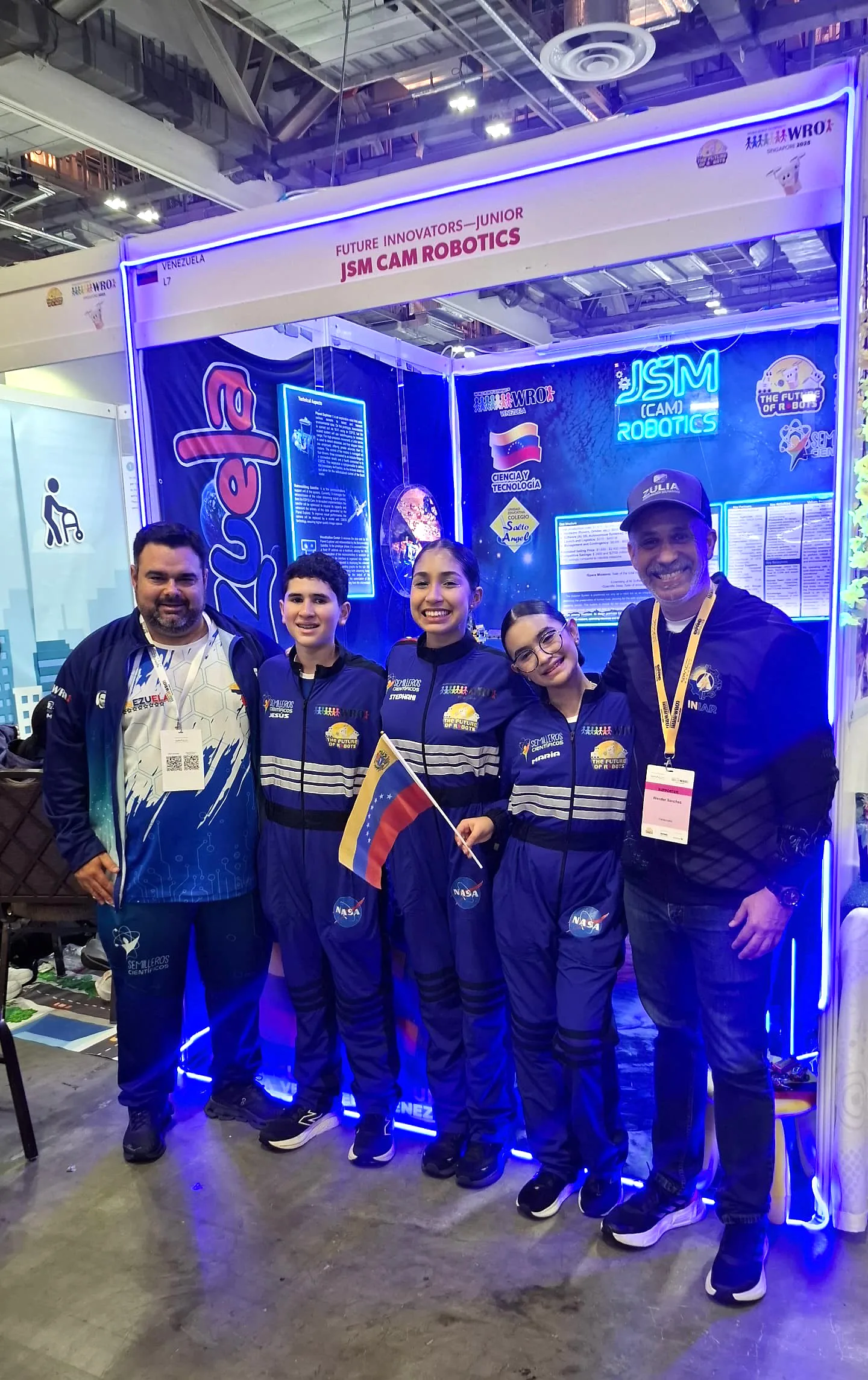 Zulia conquista medallas de oro y plata en la Olimpiada Mundial de Robótica