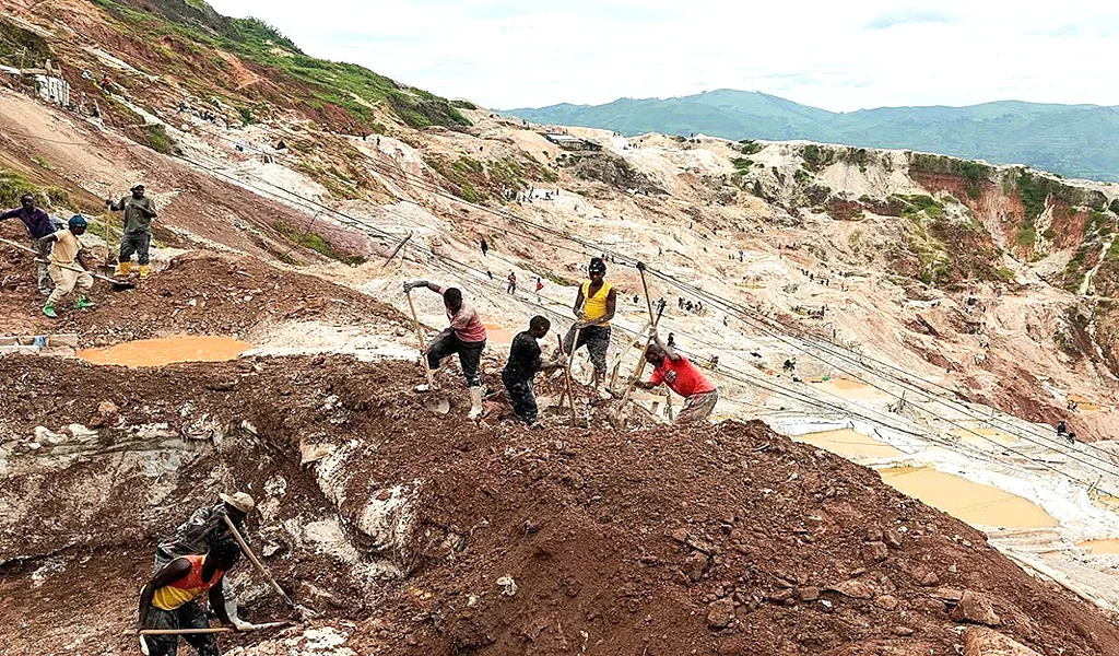 Avalancha de tierra en el Congo
