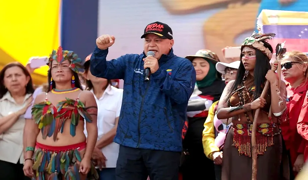 Diosdado Cabello y Maduro
