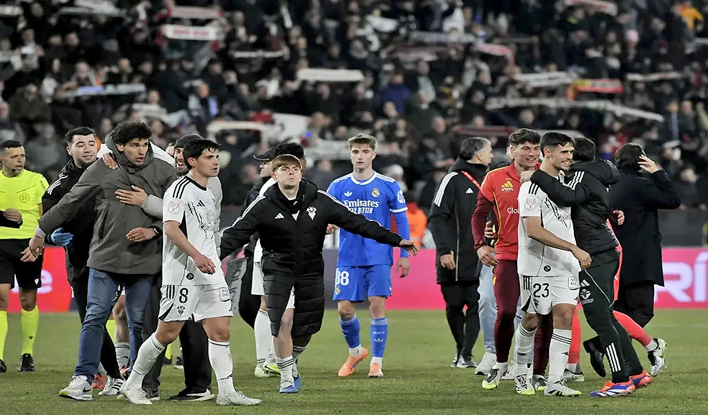 El Albacete elimina en Copa del Rey al Real Madrid (3-2)