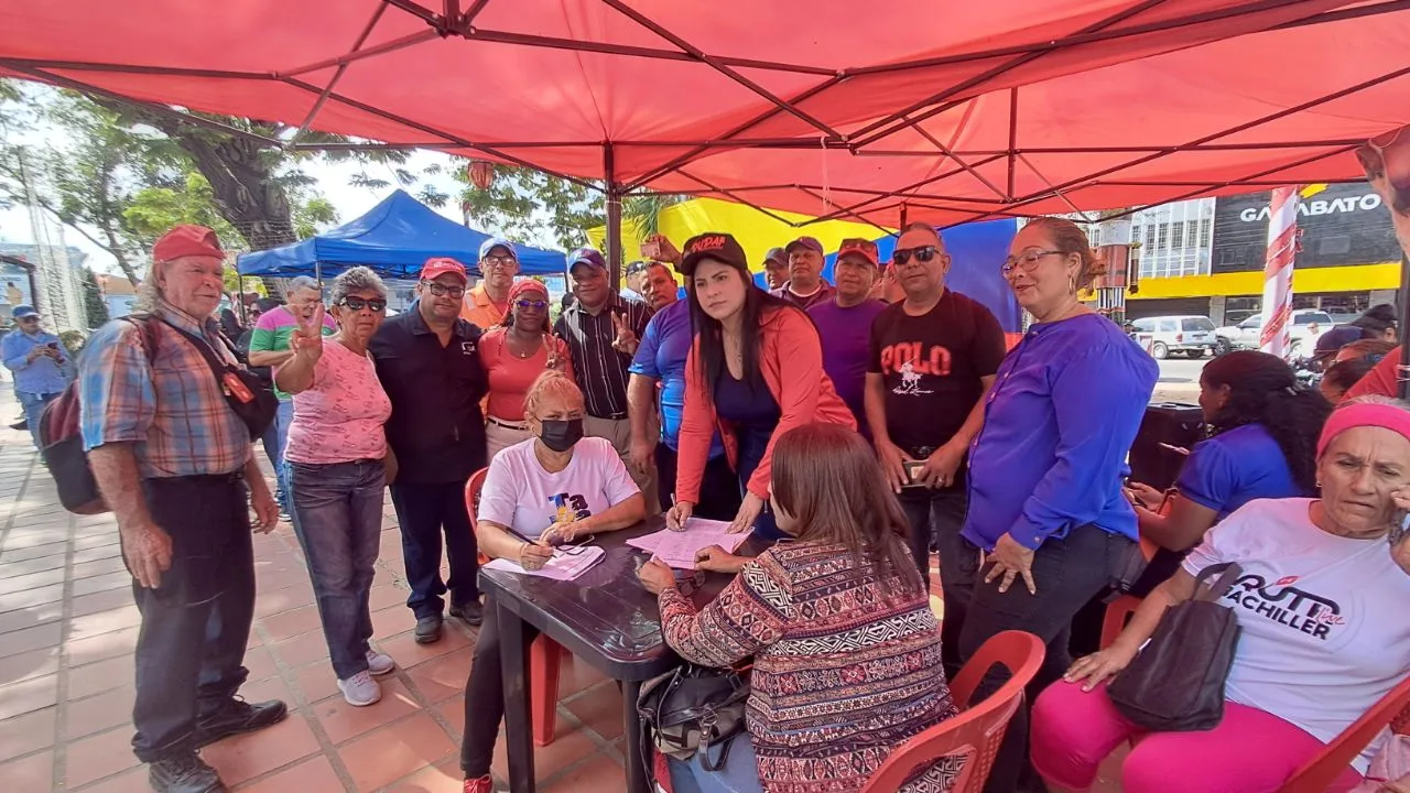 Desde inicios de esta semana, la Plaza Bolívar de Ciudad Ojeda se ha convertido en el epicentro de una jornada de movilización popular.