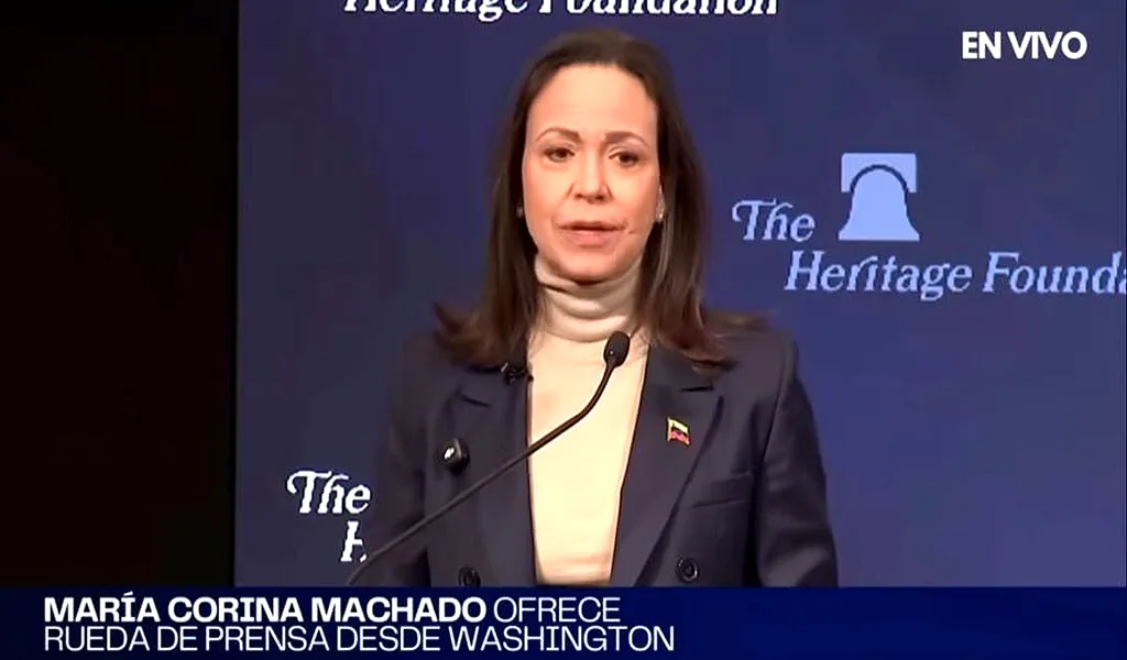 María Corina Machado en Washington