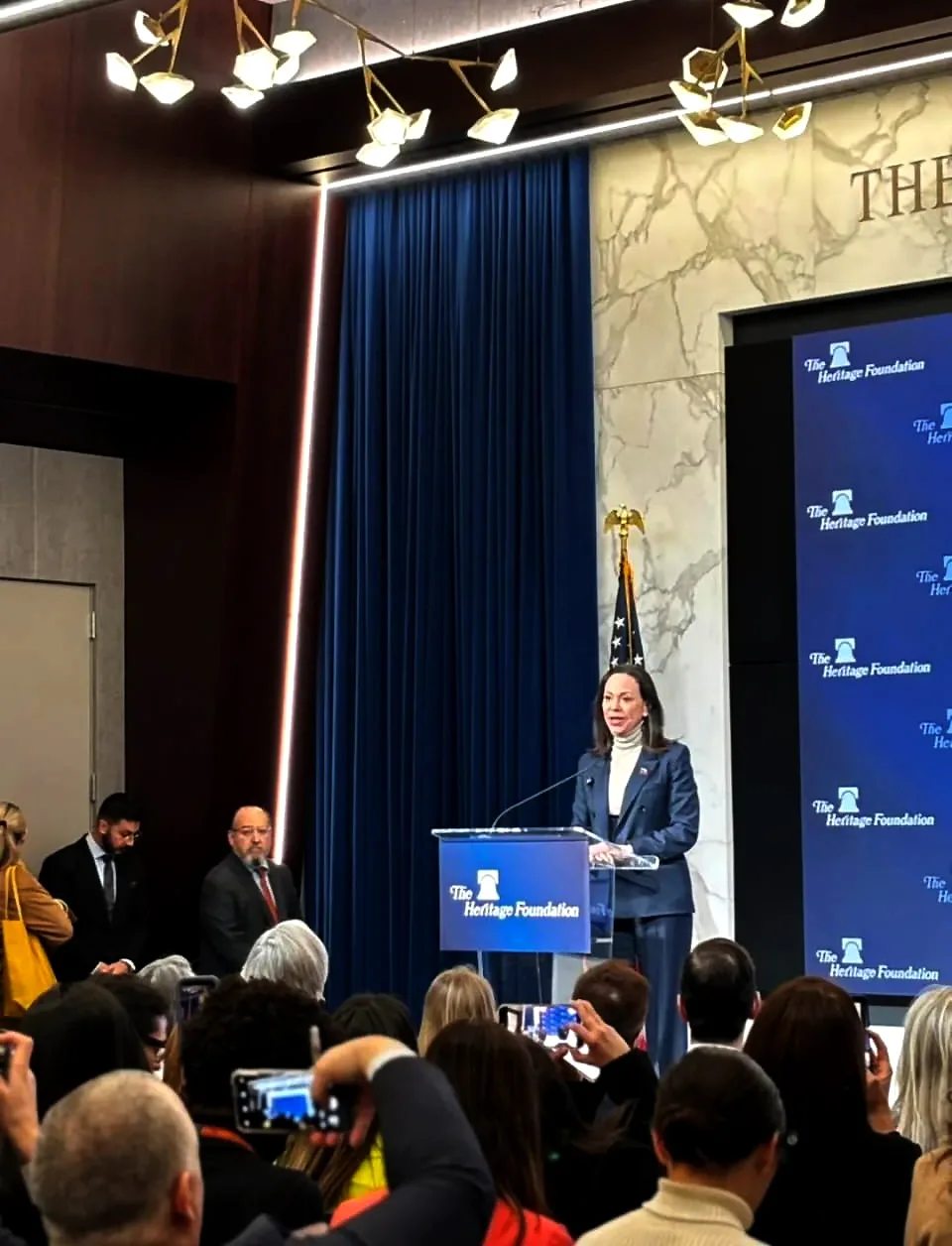 María Corina Machado en Washington