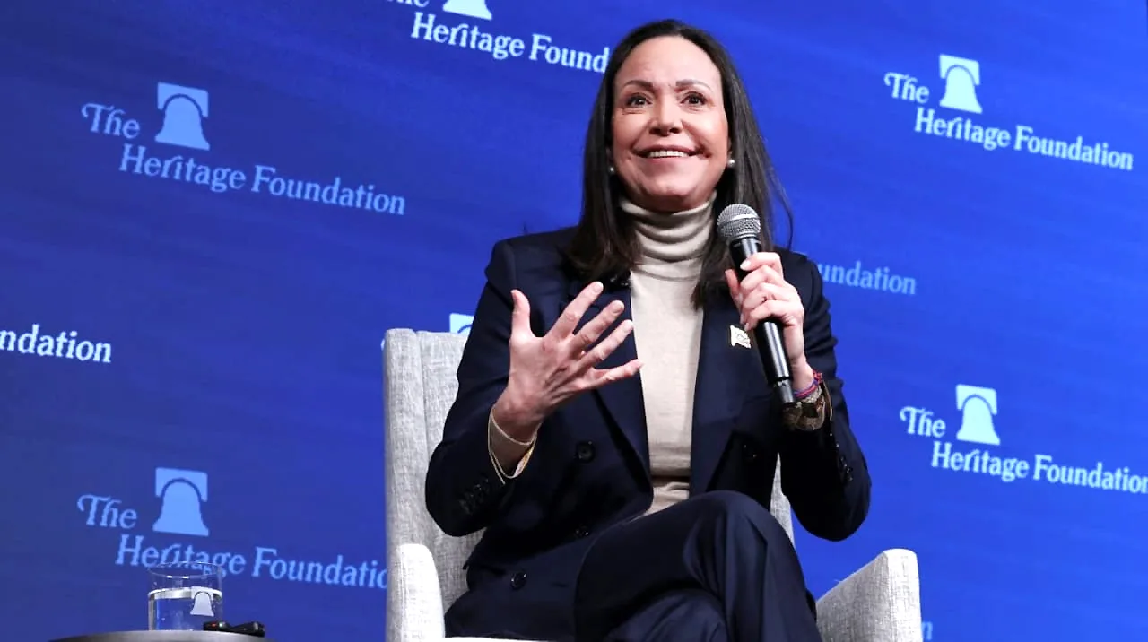 María Corina Machado y Donald Trump