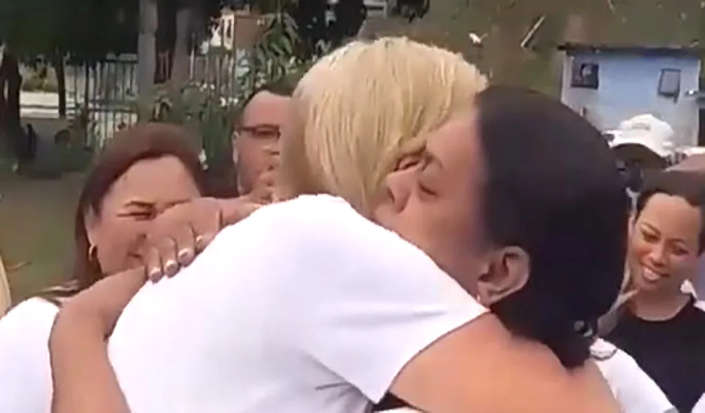 Primer contacto entre Rafael Tudares Bracho y su esposa