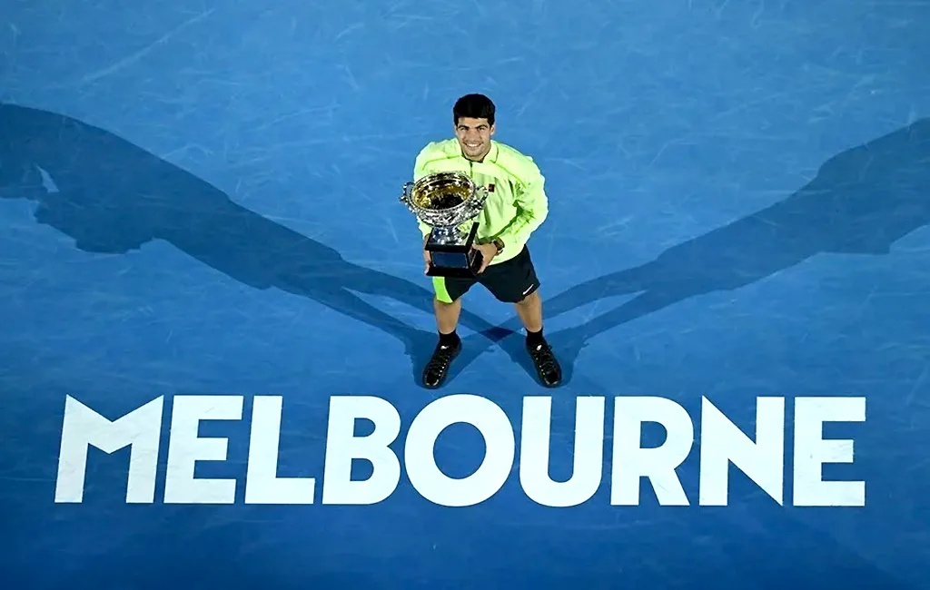 Carlos Alcaraz en el Abierto de Australia