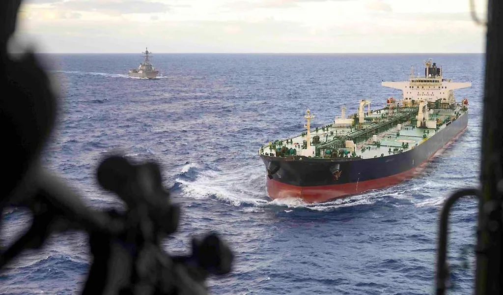 EEUU intercepta un petrolero en el océano Índico