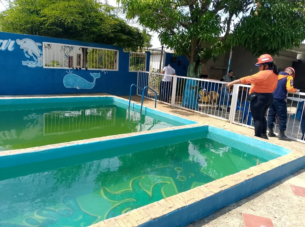 Protección Civil Cabimas supervisión en piscinas piscinas