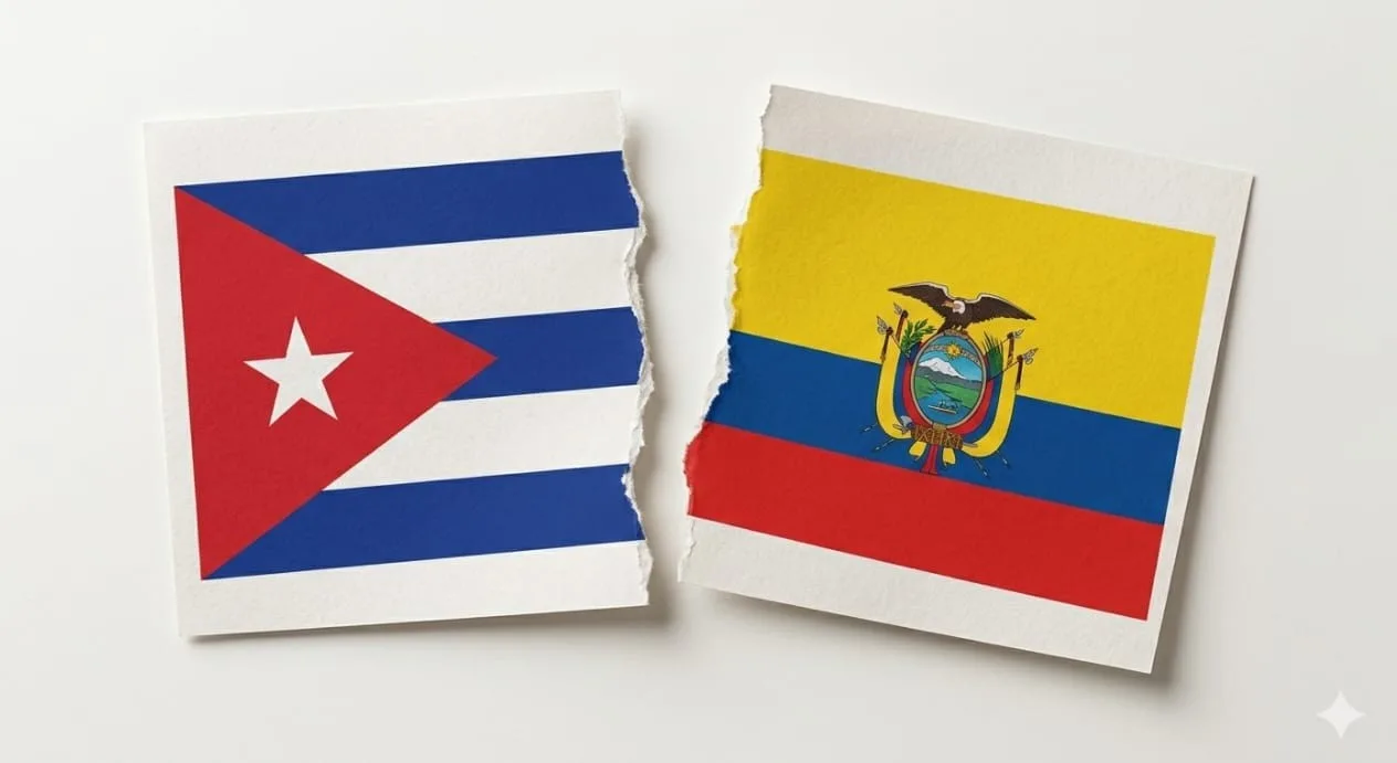 Ecuador expulsa al embajador de Cuba y retira al suyo en La Habana