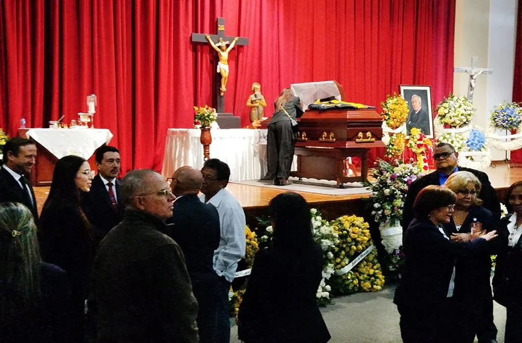 Exequias del Dr Oscar Belloso Medina
