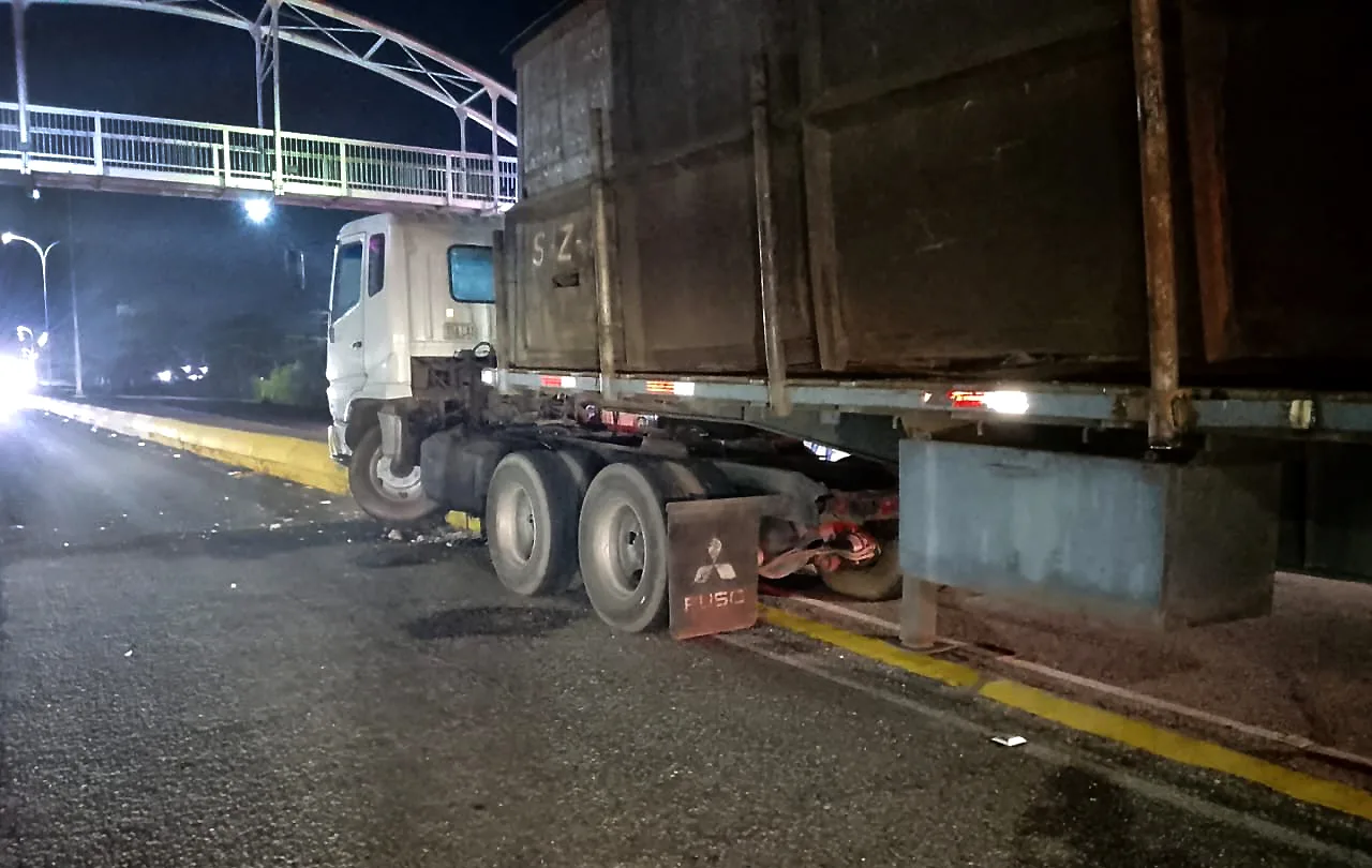 Tercer accidente vial Simón Bolívar 