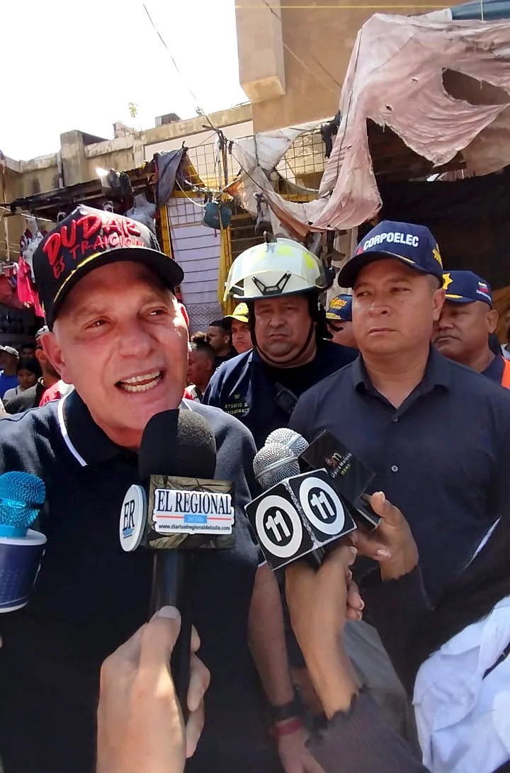 Di Martino tras incendio en el Callejón de los Pobres