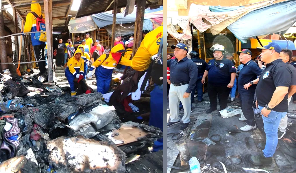 Di Martino tras incendio en el Callejón de los Pobres: “No hay pérdidas humanas que lamentar”