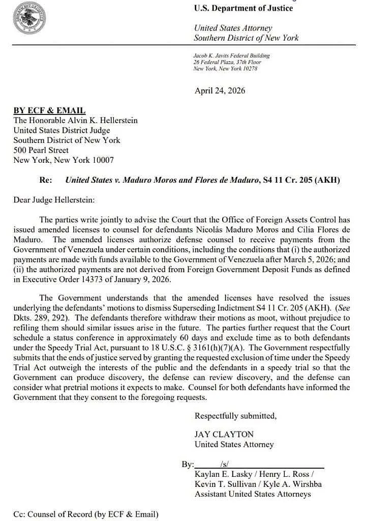 OFAC defensa de Nicolás Maduro 