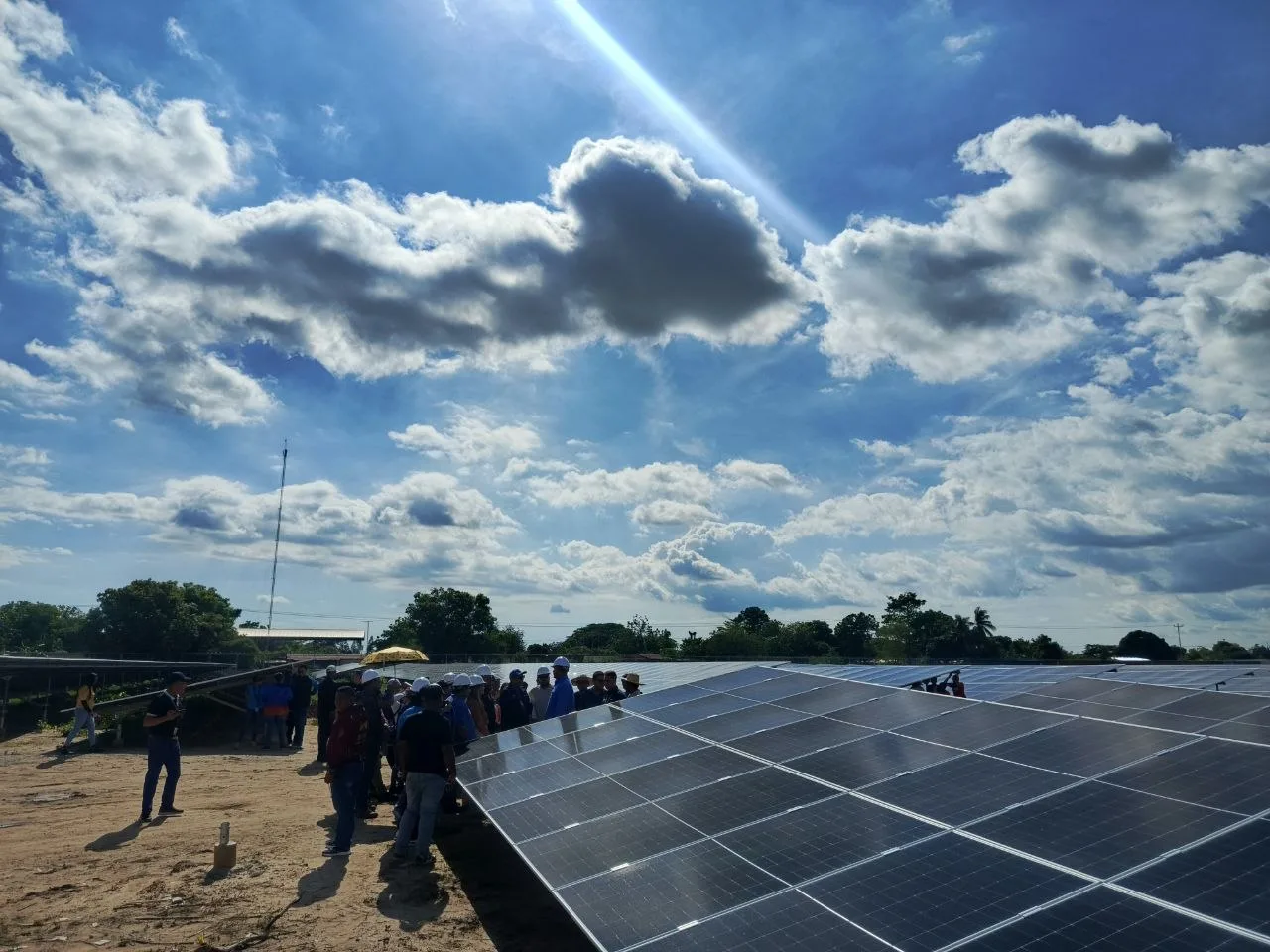 Parque Fotovoltaico ubicado en el sector Sabana de Machango