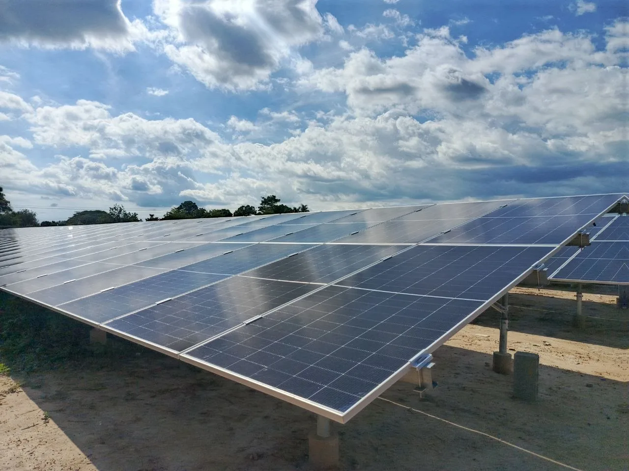 Parque Fotovoltaico ubicado en el sector Sabana de Machango 