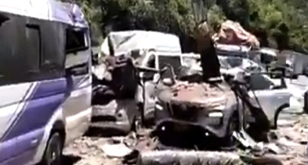 Atentado terrorista en la Vía Panamericana