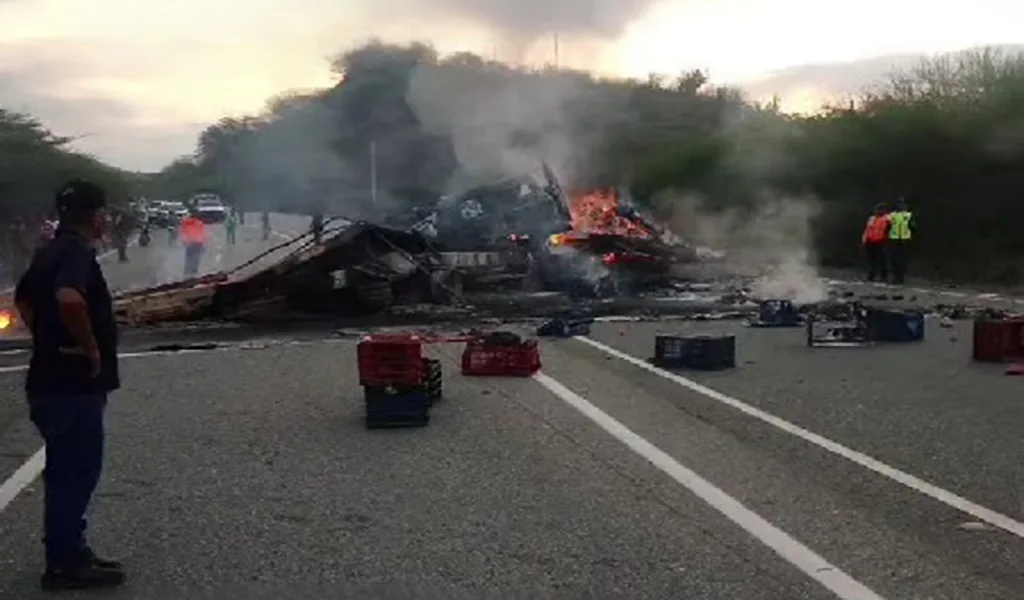 Accidente en la carretera Barquisimeto-Carora 