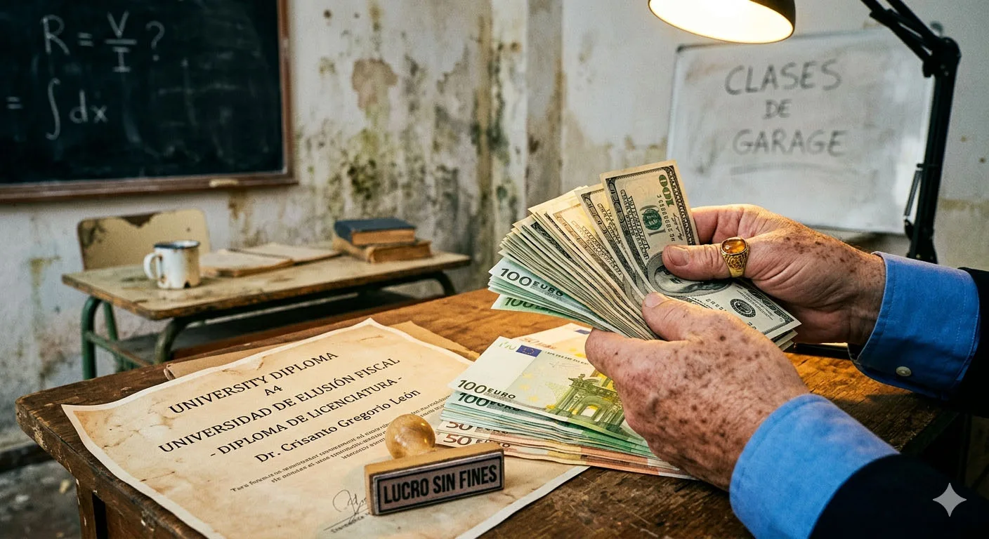 LA ESTAFA DEL AULA DE GARAJE
