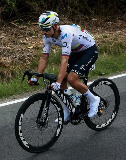 Orluis Aular en el Giro de Italia