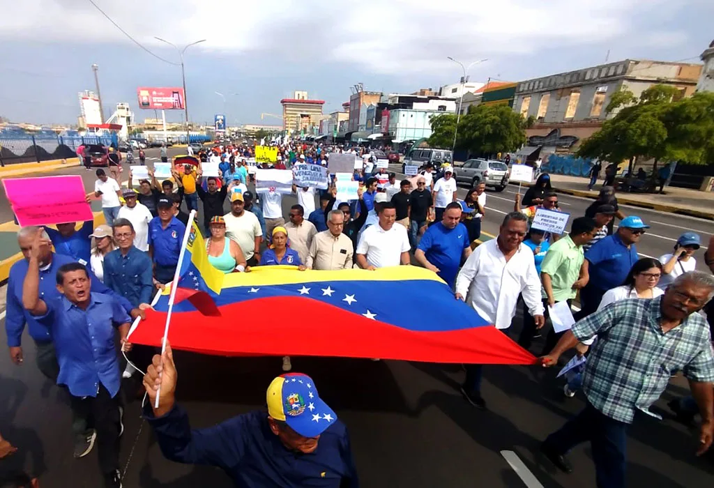 Trabajadores zulianos marcharon en Maracaibo