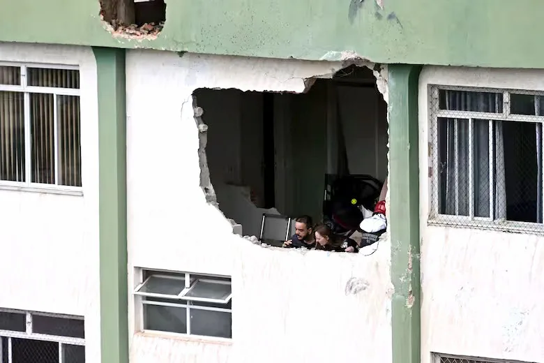 Una avioneta chocó contra un edificio en Brasil