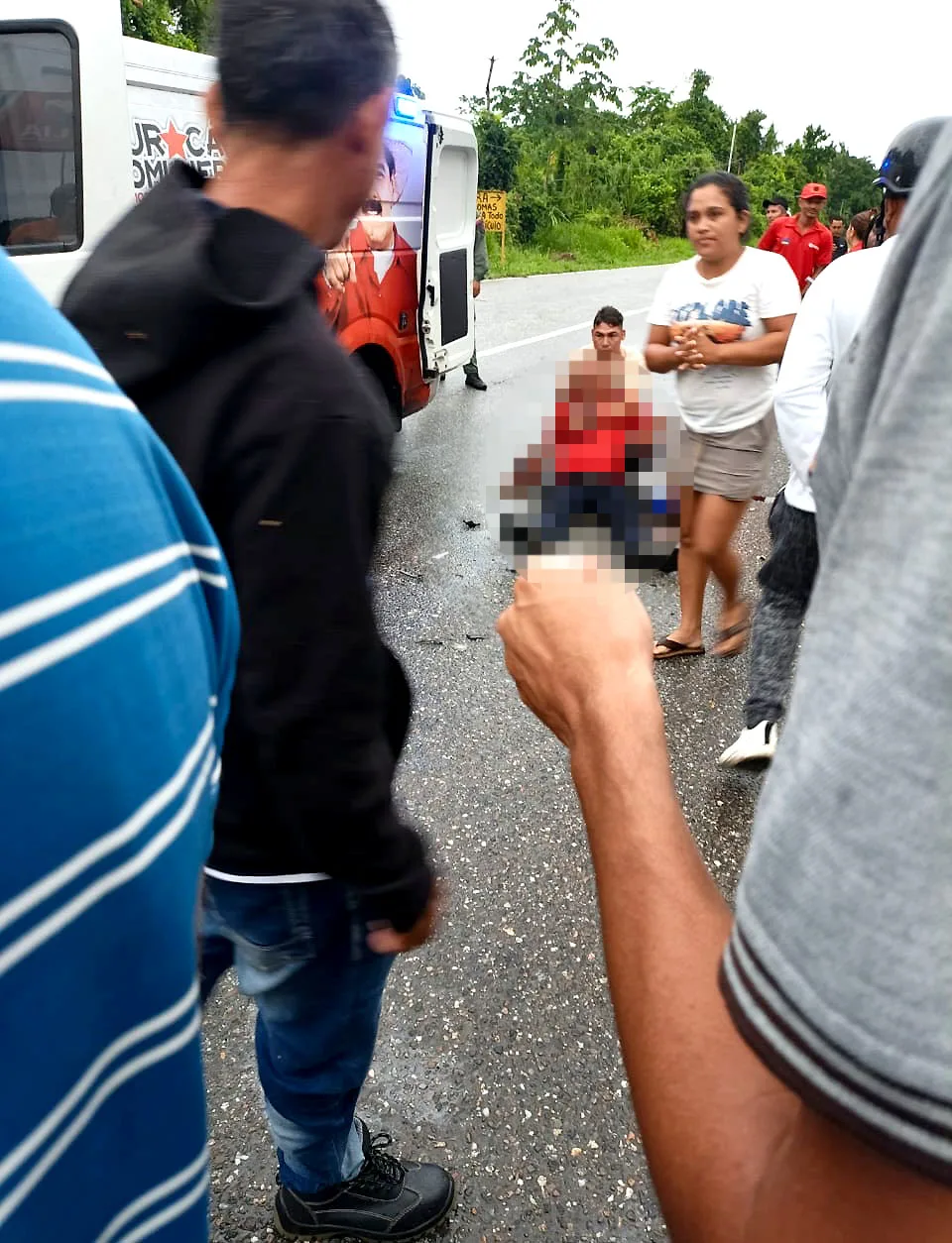 Accidente de tránsito en Mene Grande