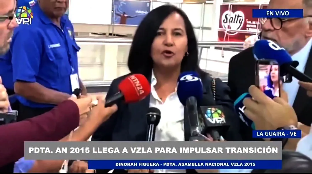 Dinorah Figuera llegó a Venezuela