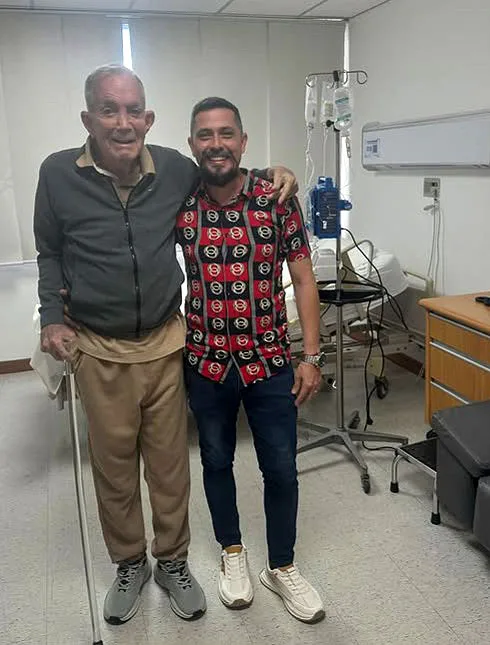 Gilberto Correa hospitalizado