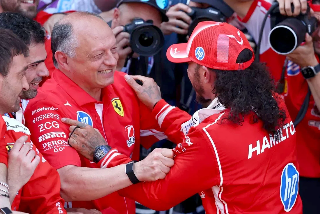 Hamilton firma su primer triunfo con Ferrari en Barcelona 3 R