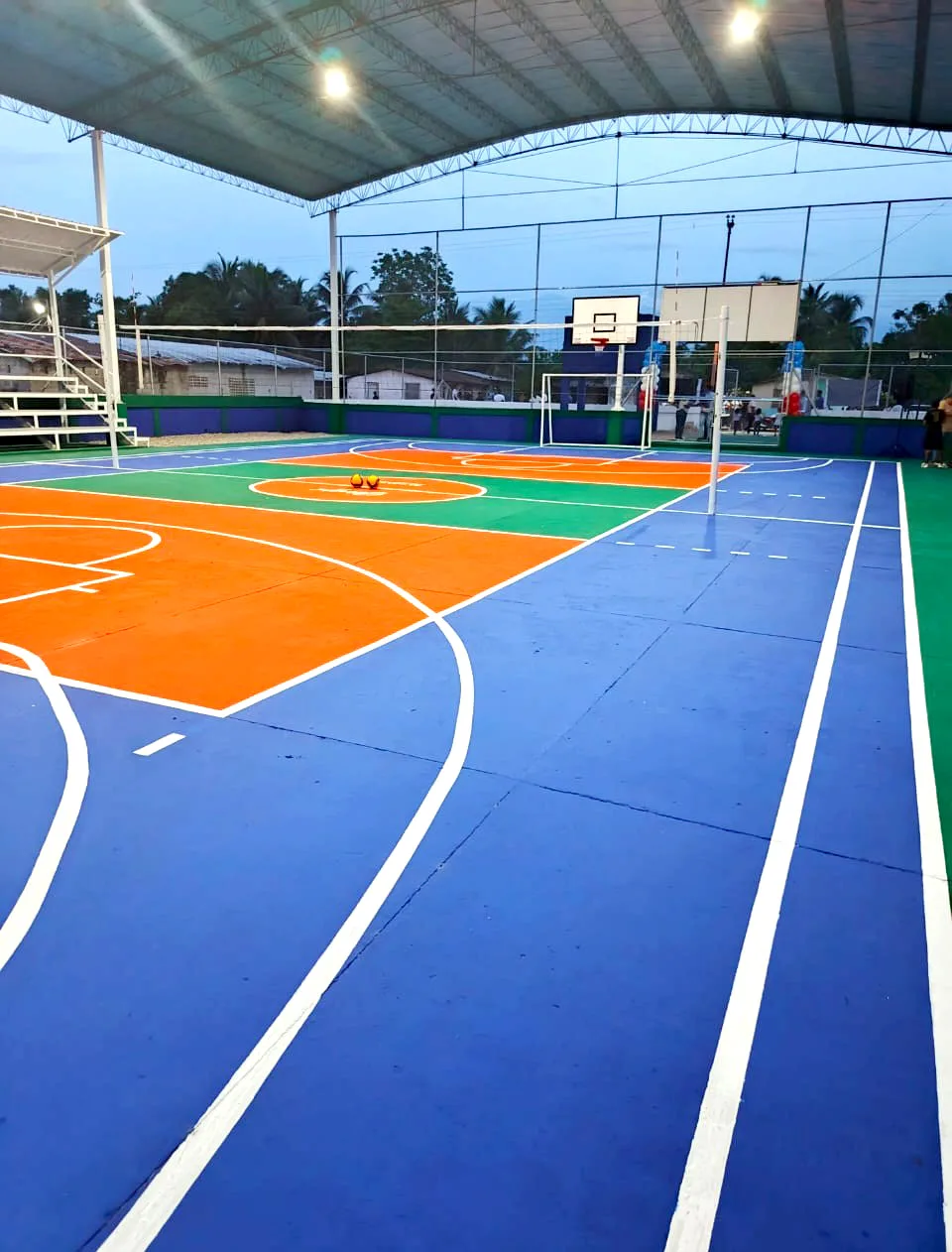 Jhoser Contreras cancha de San Antonio de Heras