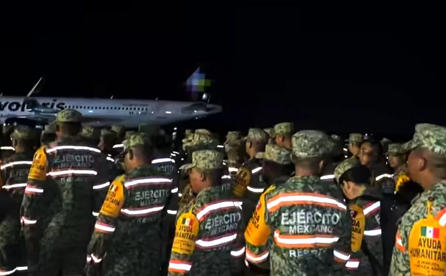 Llegó a Venezuela personal de rescate México y El Salvador