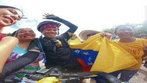 l ciclista zuliano conocido popularmente como "Miltico" arribó con éxito a la ciudad de El Tigre, en el estado Anzoátegui