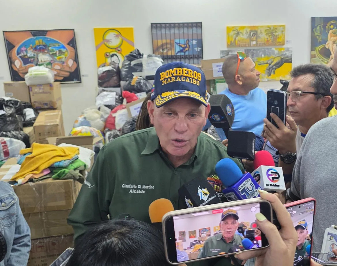 Primer lote de donaciones recabadas por Alcaldía de Maracaibo